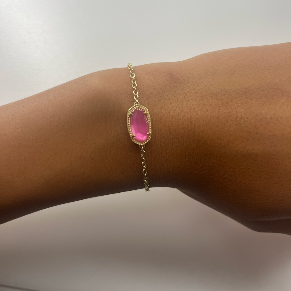 Kendra Scott Pink and Gold Bracelet